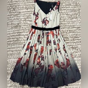 NWT Vintage Marc Jacob’s Beige and Black Ombré Floral Dress